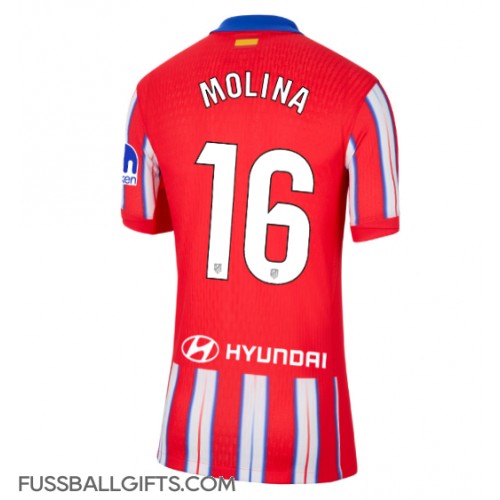 Atletico Madrid Nahuel Molina #16 Fußballbekleidung Heimtrikot Damen 2024-25 Kurzarm